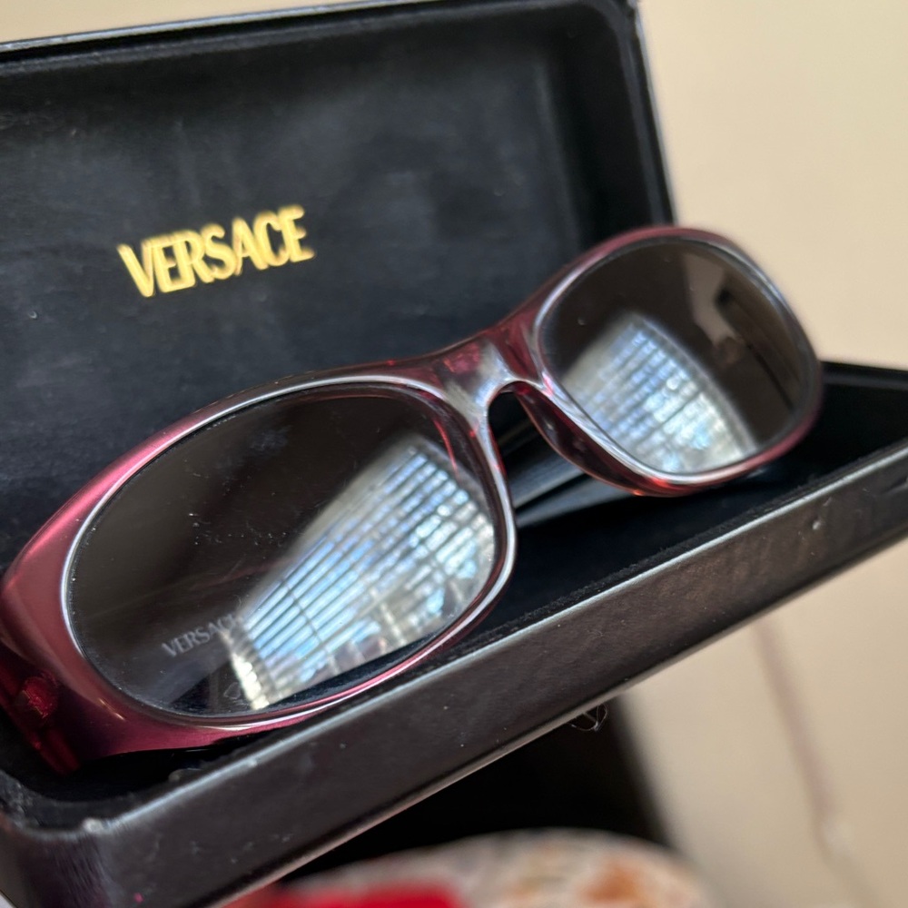 Versace Burgundy Sunglasses